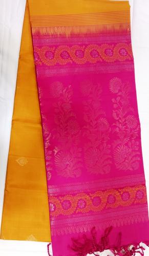 SOFT SILK SAREE WITH BLOUSE